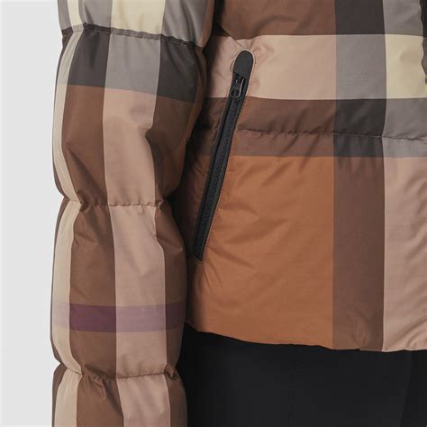 burberry birch|cropped puffer jacket burberry.